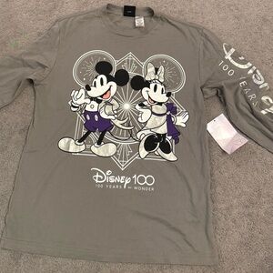 Disney 100 Long Sleeve Tee with Mickey and Minnie
